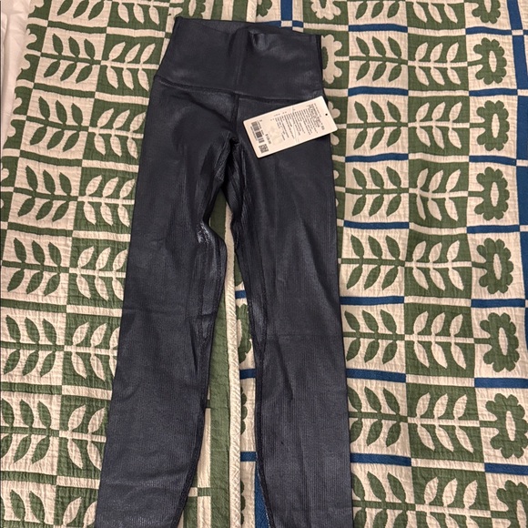 lululemon athletica Pants - lululemon athletica Metallic BlackLeggings